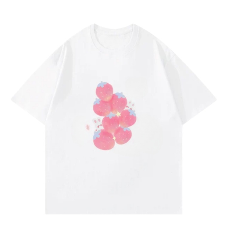 Creative & Stylish Loose-Fit T-Shirt — White