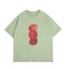 Creative Tomato Print T-Shirt — Matcha Green