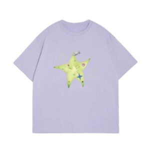 Fun Fruit-Print T-Shirt — Light Purple