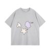 Chic & Playful Design T-Shirt — Grey