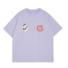 Unique & Creative Light Purple Apple T-Shirt